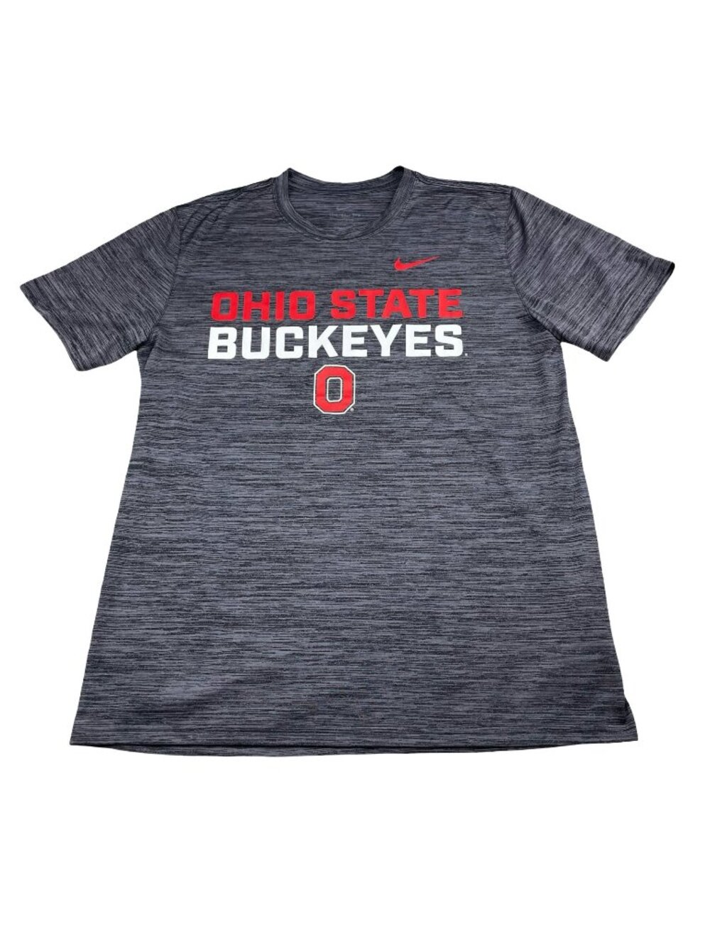 Ohio State Buckeyes x Nike Men's Performance S/S T-Shirt Gray • Large